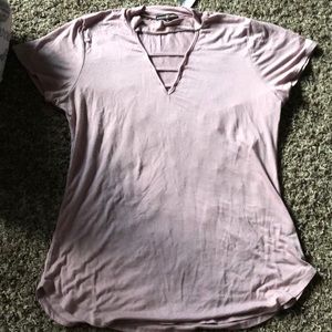 New with tags short sleeve shirt with cut outs